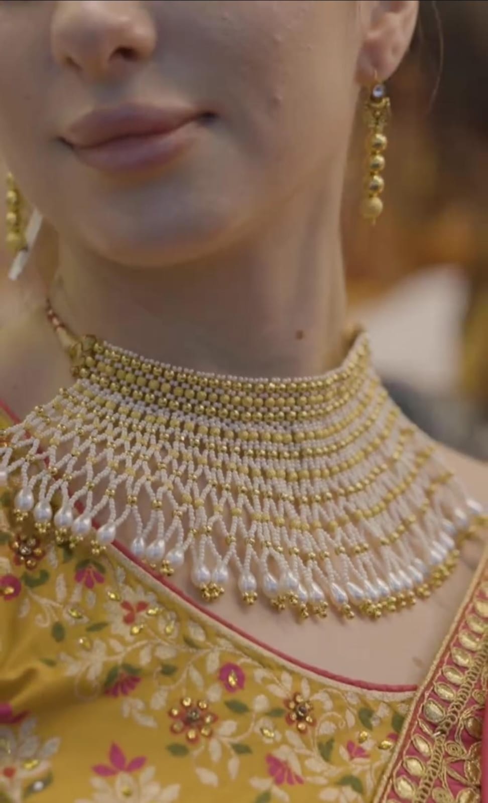 Pearl & Gold Harmony Choker